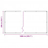 Osłona roślin z oczkami 2x10 m PVC
