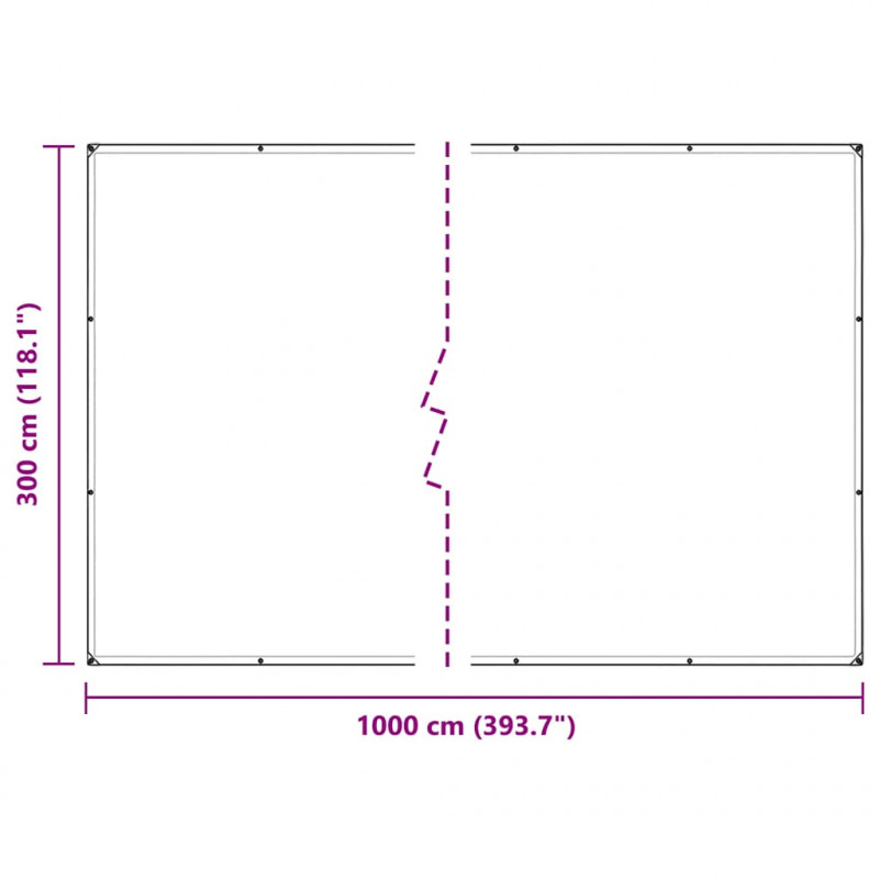 Osłona roślin z oczkami 3x10 m PVC