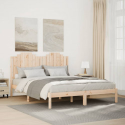 Dłuższe łóżko bez materaca, 160x210 cm, lite drewno