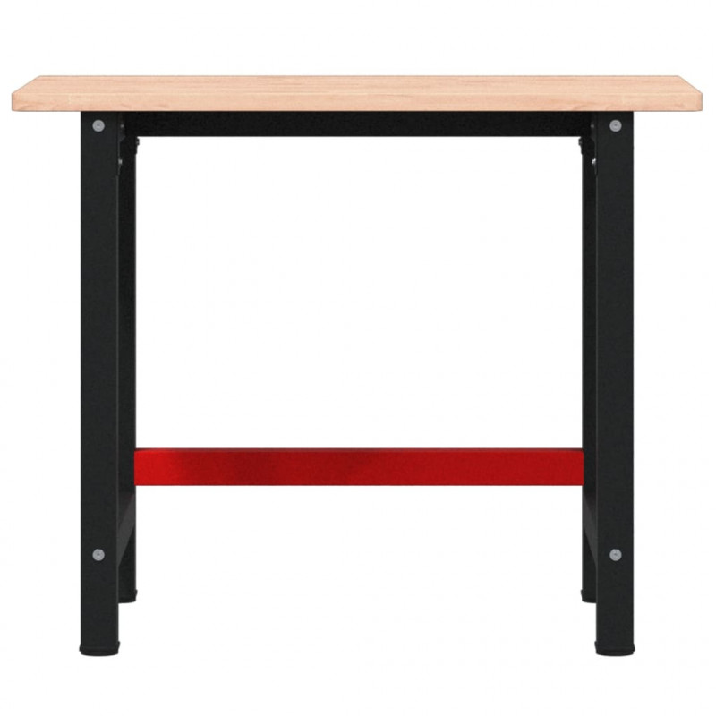 Stolik roboczy, 100x60x81,5 cm, prostokątny, lite drewno bukowe