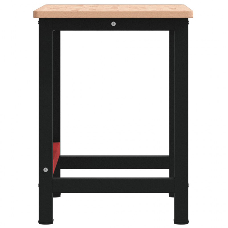 Stolik roboczy, 100x60x81,5 cm, prostokątny, lite drewno bukowe
