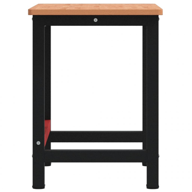 Stolik roboczy, 100x60x81,5 cm, prostokątny, lite drewno bukowe