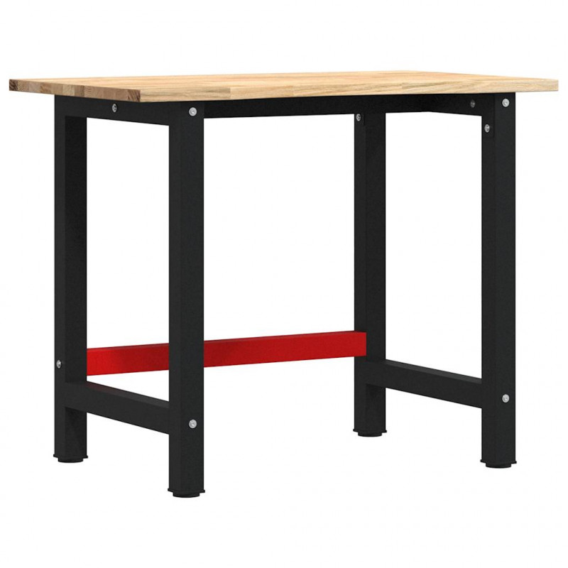 Stolik roboczy, 100x60x81,5 cm, lite drewno dębowe