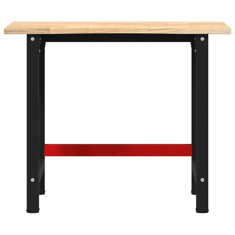 Stolik roboczy, 100x60x81,5 cm, lite drewno dębowe