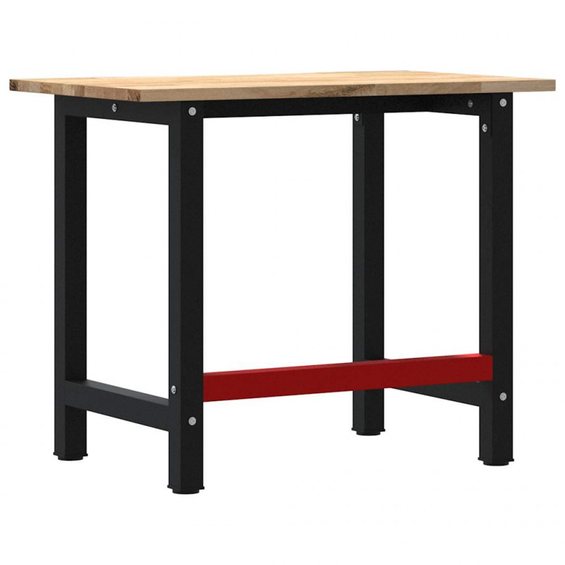 Stolik roboczy, 100x60x81,5 cm, lite drewno dębowe