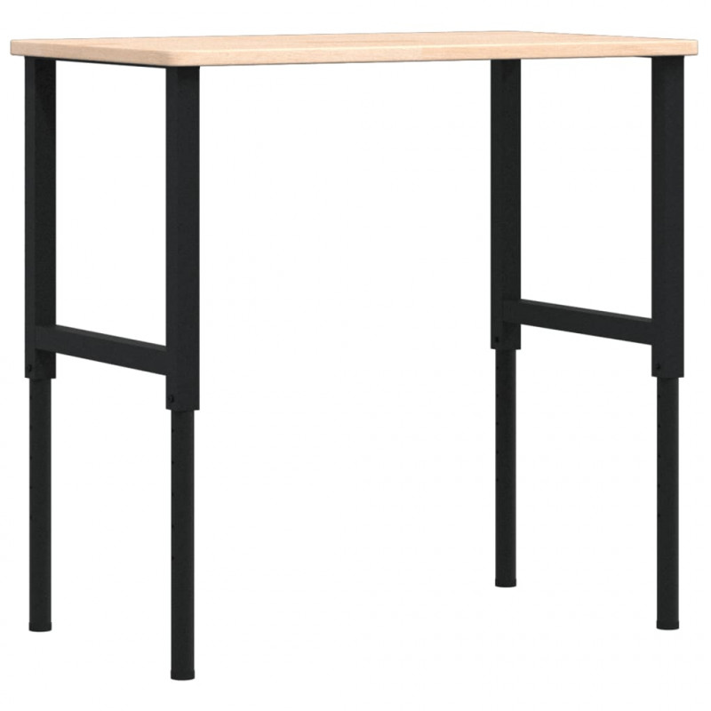 Stolik roboczy, 100x60x(71,5-98) cm, prostokątny, drewno dębowe