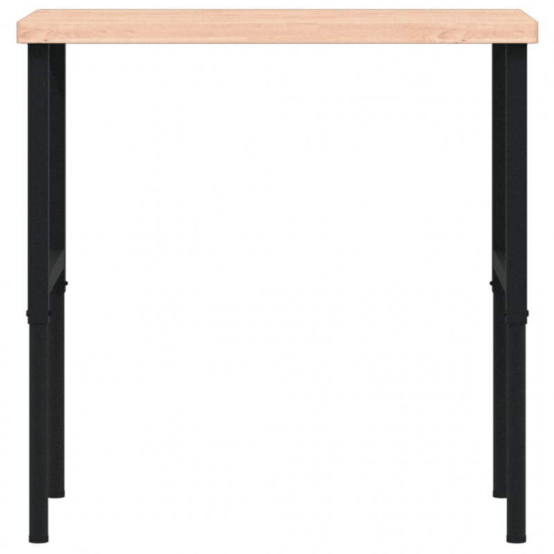 Stolik roboczy, 100x60x(73-99,5) cm, prostokątny, drewno bukowe