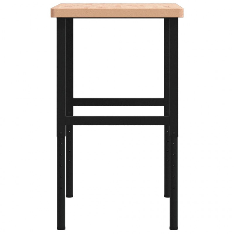 Stolik roboczy, 100x60x(73-99,5) cm, prostokątny, drewno bukowe