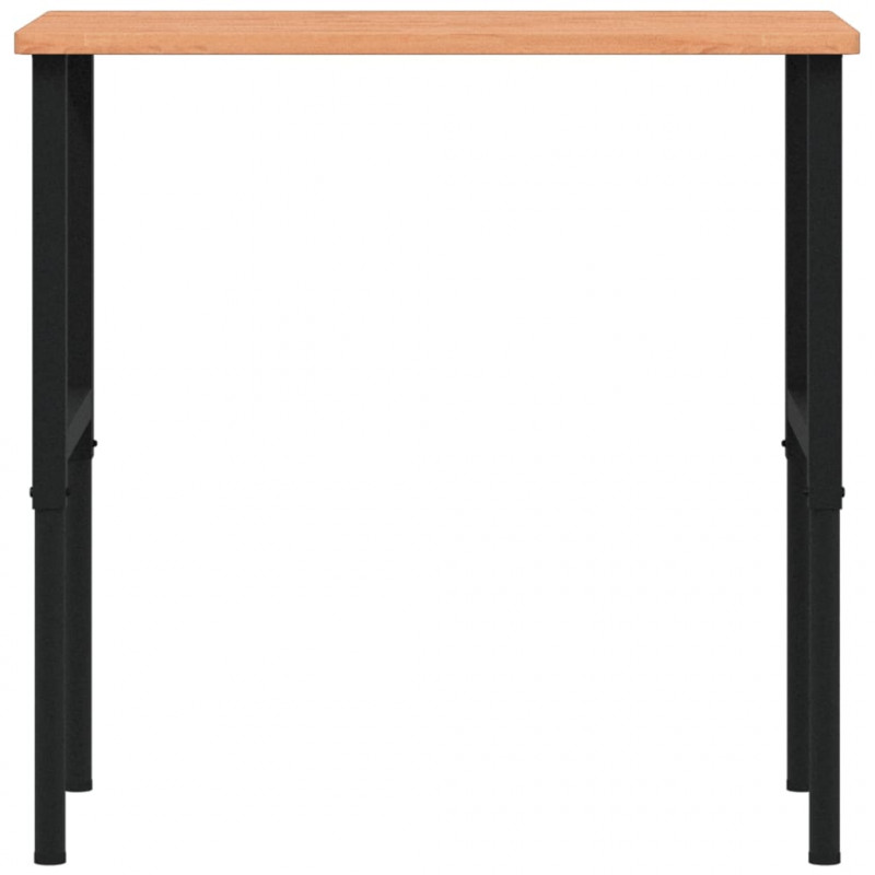 Stolik roboczy, 100x60x(71,5-98) cm, prostokątny, drewno bukowe