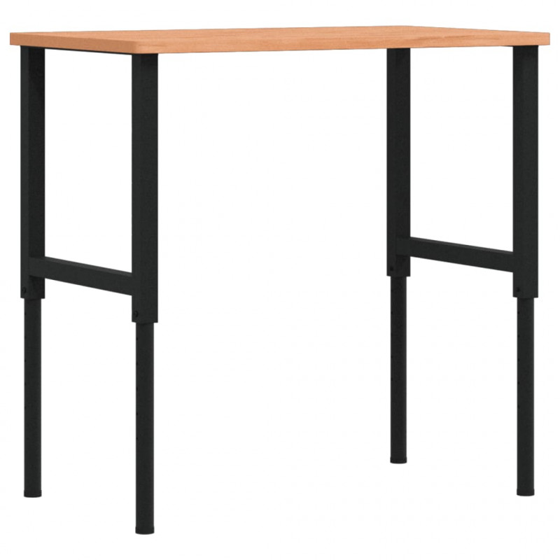 Stolik roboczy, 100x60x(71,5-98) cm, prostokątny, drewno bukowe