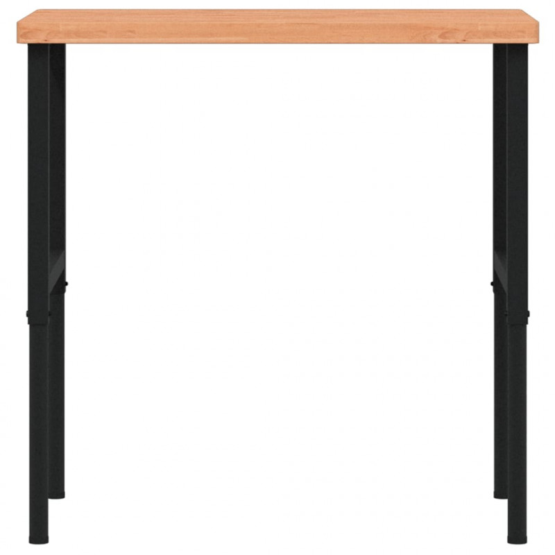Stolik roboczy, 100x60x(73-99,5) cm, prostokątny, drewno bukowe