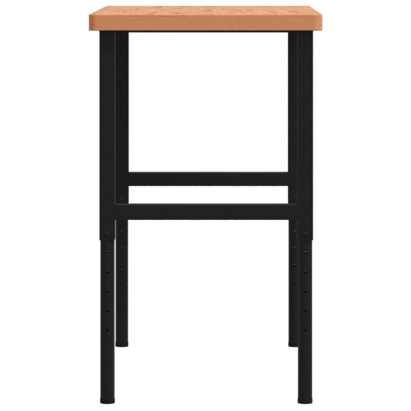 Stolik roboczy, 100x60x(73-99,5) cm, prostokątny, drewno bukowe