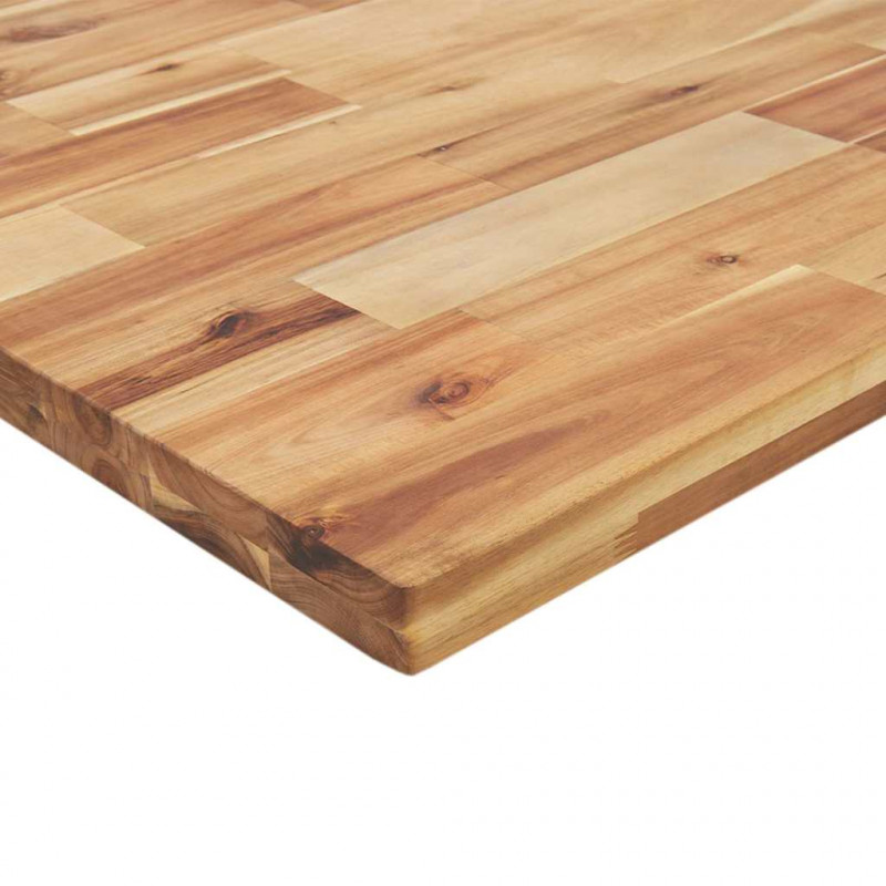 Stolik roboczy, 100x60x(73-99,5) cm, prostokątny, akacjowy