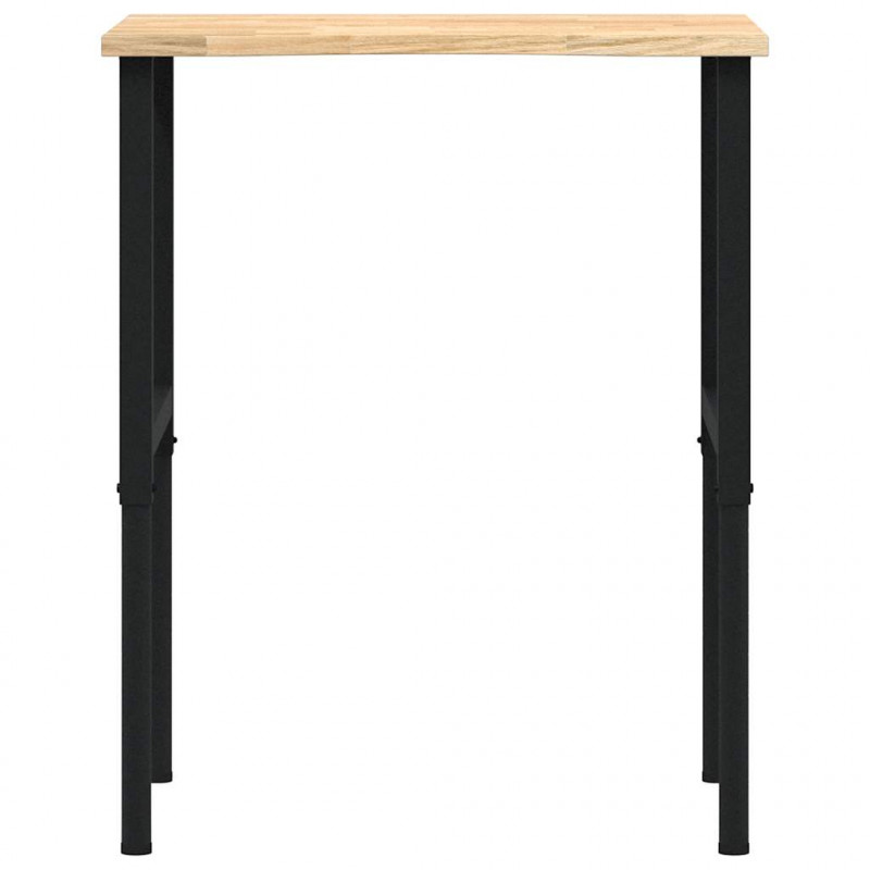 Stolik roboczy, 80x60x(71,5-98) cm, drewno dębowe