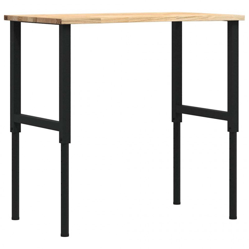 Stolik roboczy, 100x60x(71,5-98) cm, drewno dębowe