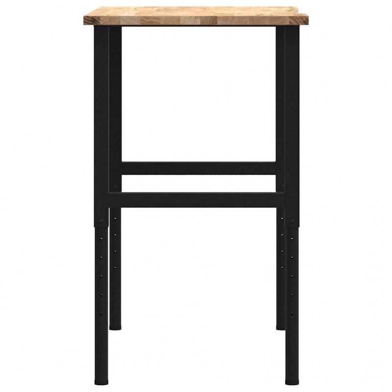 Stolik roboczy, 100x60x(71,5-98) cm, drewno dębowe