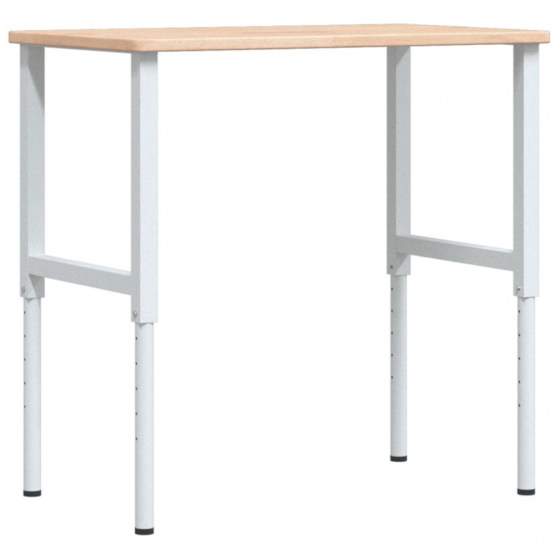 Stolik roboczy, 100x60x(71,5-98) cm, drewno dębowe, prostokątny