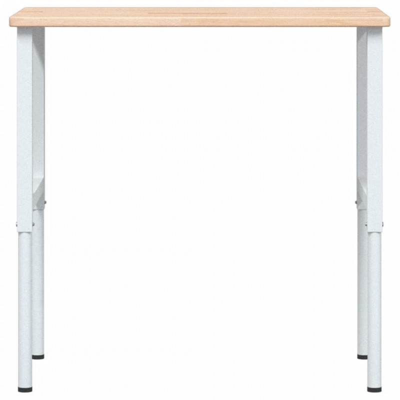 Stolik roboczy, 100x60x(71,5-98) cm, drewno dębowe, prostokątny