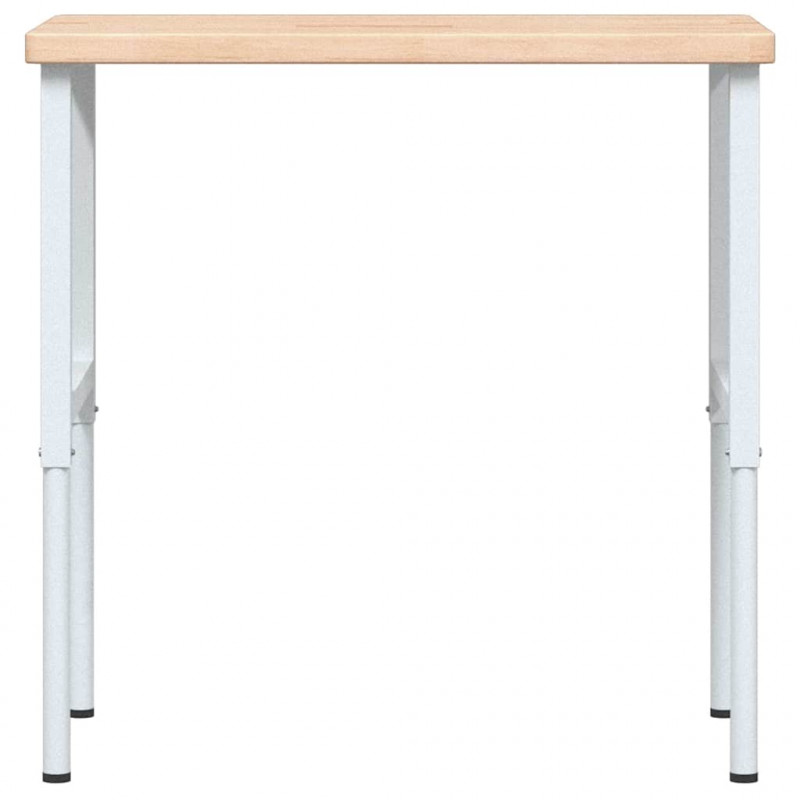 Stolik roboczy, 100x60x(73-99,5) cm, drewno dębowe, prostokątny