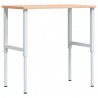Stolik roboczy, 100x60x(71,5-98) cm, prostokątny, drewno bukowe