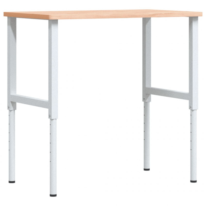 Stolik roboczy, 100x60x(71,5-98) cm, prostokątny, drewno bukowe