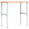 Stolik roboczy, 100x60x(73-99,5) cm, prostokątny, drewno bukowe