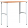 Stolik roboczy, 100x60x(71,5-98) cm, prostokątny, drewno bukowe