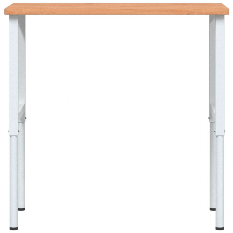 Stolik roboczy, 100x60x(71,5-98) cm, prostokątny, drewno bukowe