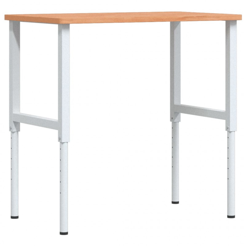 Stolik roboczy, 100x60x(71,5-98) cm, prostokątny, drewno bukowe