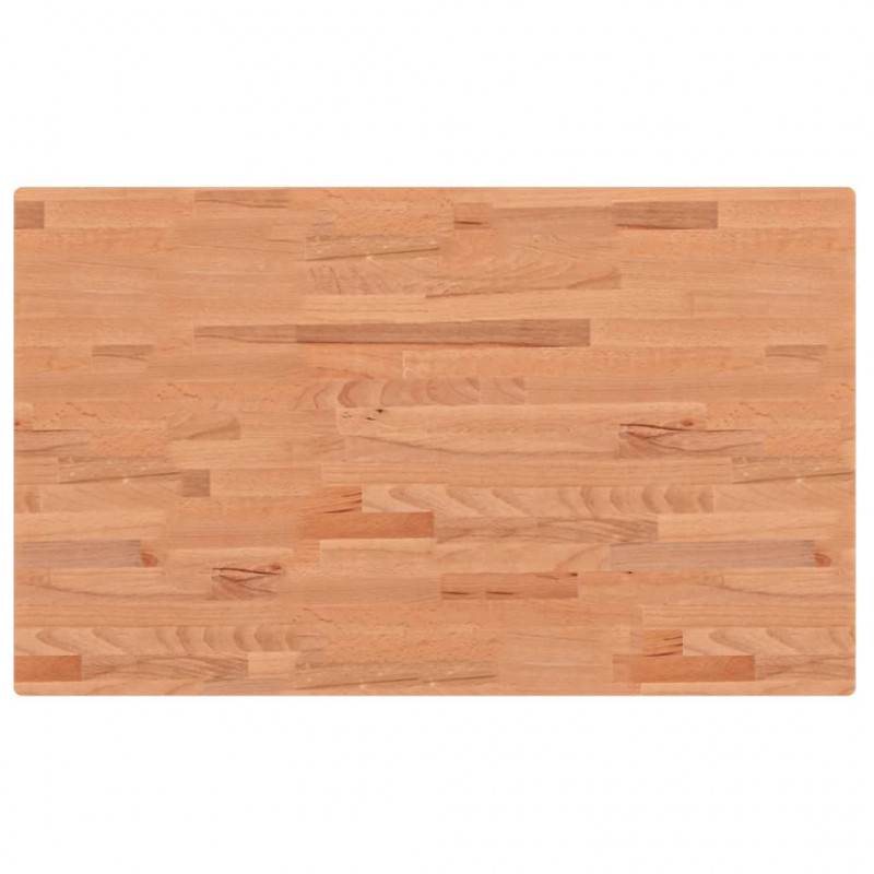 Stolik roboczy, 100x60x(71,5-98) cm, prostokątny, drewno bukowe