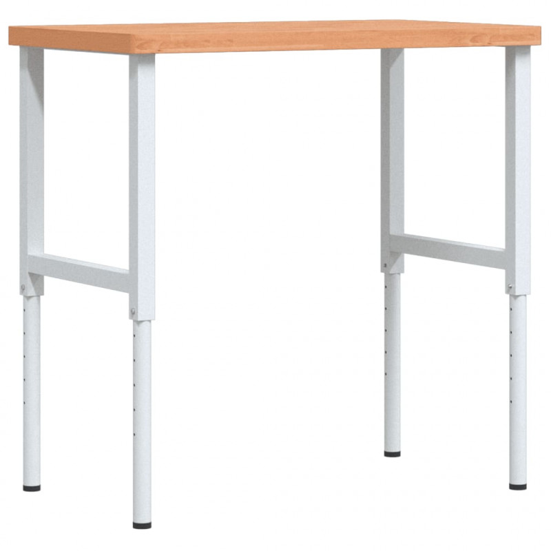 Stolik roboczy, 100x60x(73-99,5) cm, prostokątny, drewno bukowe