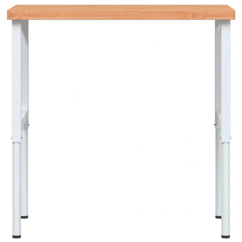 Stolik roboczy, 100x60x(73-99,5) cm, prostokątny, drewno bukowe