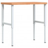 Stolik roboczy, 100x60x(73-99,5) cm, prostokątny, drewno bukowe