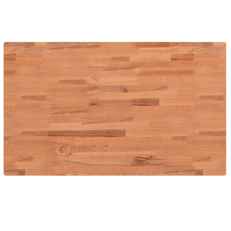 Stolik roboczy, 100x60x(73-99,5) cm, prostokątny, drewno bukowe