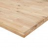 Stolik roboczy, 80x60x(73-99,5)cm, prostokątny, drewno akacjowe