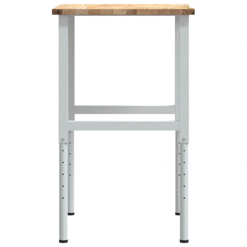 Stolik roboczy, 80x60x(71,5-98) cm, drewno dębowe
