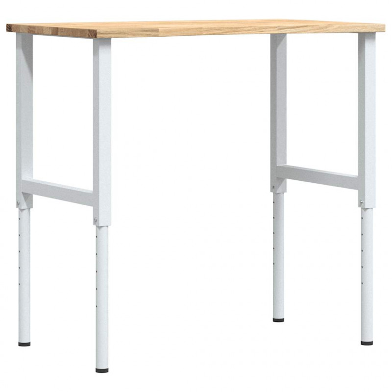 Stolik roboczy, 100x60x(71,5-98) cm, drewno dębowe