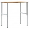 Stolik roboczy, 100x60x(71,5-98) cm, drewno dębowe