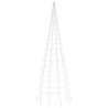 Choinka z lampek, na maszt, 550 zimnych białych LED, 300 cm