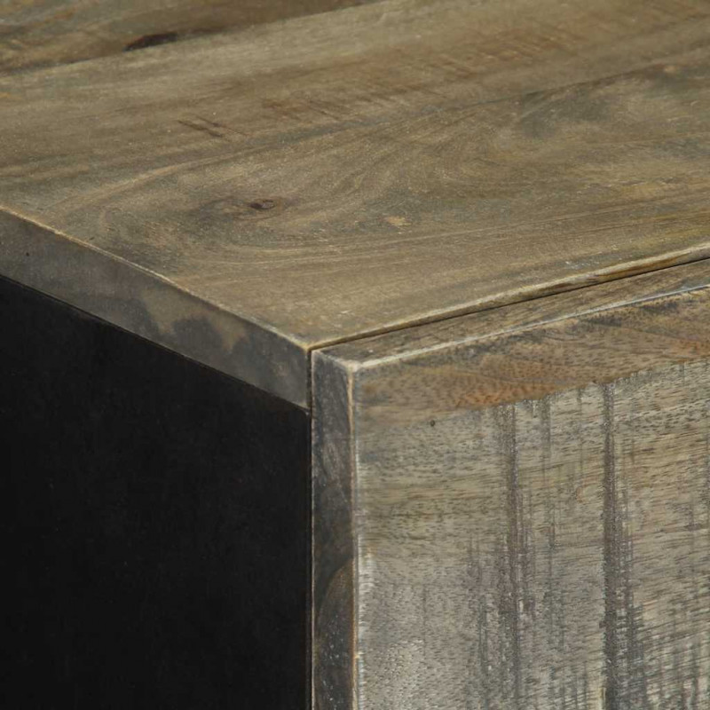 Komody 2 szt. Jasnoszary 60x33,5x75 cm Drewno lite Mango