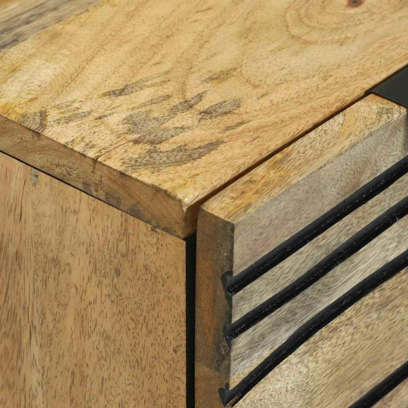 Zestaw Komód 2 pcs Naturalny 60 x 33,5 x 75 cm Drewno z mango