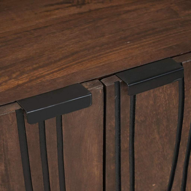 Zestaw mebli łazienkowych 3 pcs Brązowy Materiał drewnopochodny