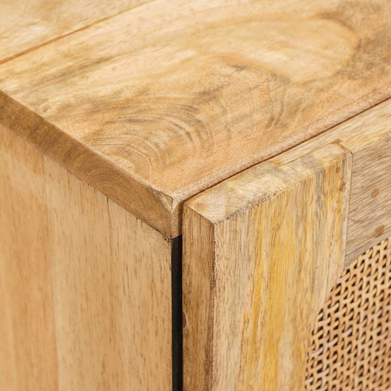Bufet 2 pcs Brązowy 60 x 33 x 75 cm Drewno z mango