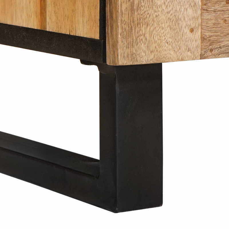 Bufet 2 pcs Brązowy 60 x 33 x 75 cm Drewno z mango