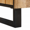 Bufet 2 pcs Brązowy 60 x 33 x 75 cm Drewno z mango