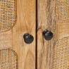 Bufet 3 pcs Brązowy 180 x 33 x 75 cm Drewno z mango