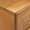 Bufet 2 pcs Brązowy 60 x 33 x 75 cm lite drewno mango
