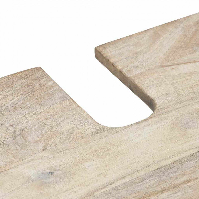 Zestaw mebli łazienkowych 4 pcs Biały Materiał drewnopochodny