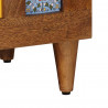 Bufet 2 pcs orzech włoski 60 x 33 x 75 cm Drewno z mango