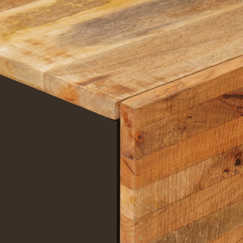 Bufet 2 pcs Brązowy 60 x 33 x 75 cm Drewno z mango